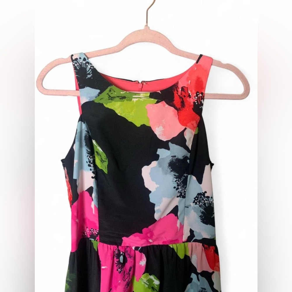 Stunning Vince Camuto Vibrant Floral Maxi Dress 🌟 size 8 EUC summer dress - Picture 4 of 7